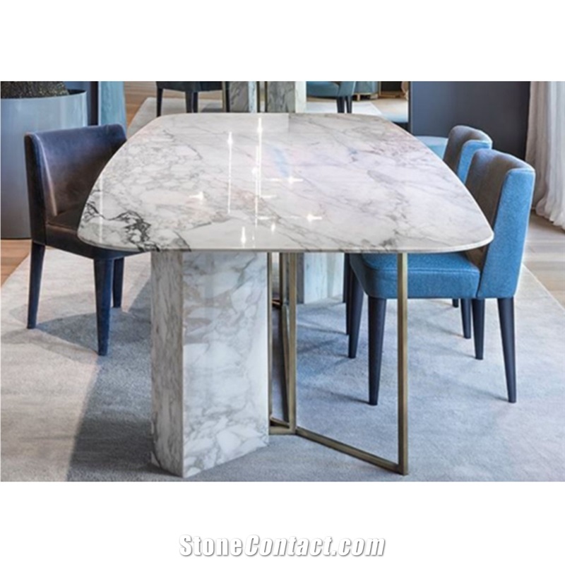 Luxury Statuario White Marble Tabletops