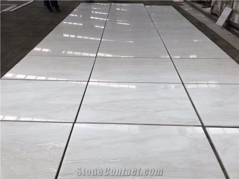 Cary Ice Marble White Jade Stone Tiles and Slabs