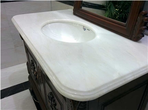 Cary Ice Marble White Jade Stone Tiles and Slabs