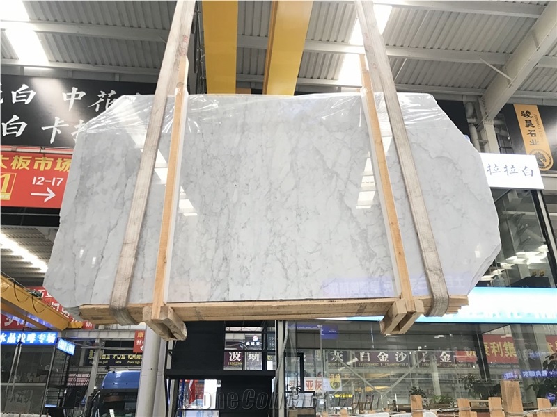 Italy Bianco Arni Marble Carrara White Slabs