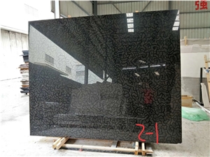 Oracle Marble Black Stone Tiles Slabs for Building