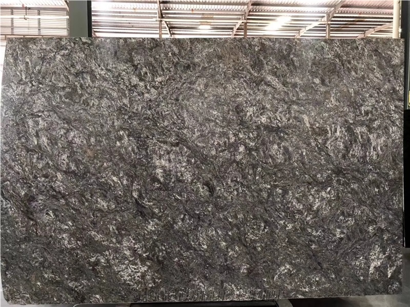 Versace Black,Feather Grey Marble Slabs for Tiles