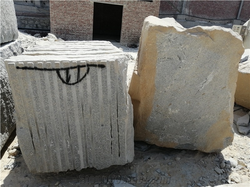 Grey Aswan Granite Block, Egypt Grey Granite