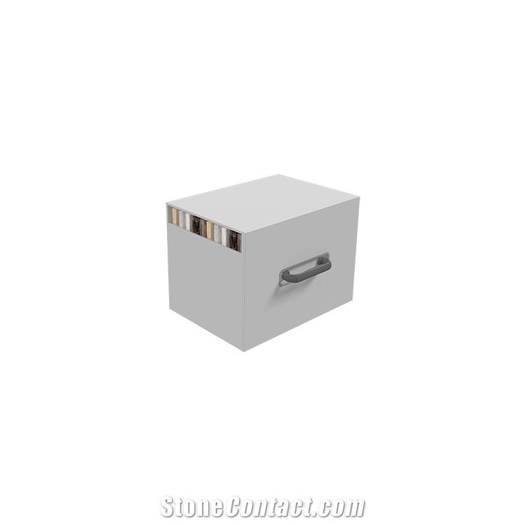 Black Quartz Stone Sample Display Box-Pb2021