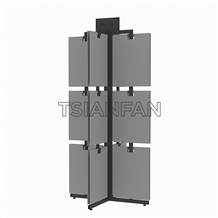 Mable Stone Ceramic Tile Flooring Display Tower
