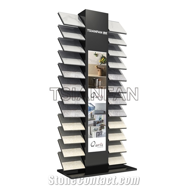 Marble and Quartz Stone Display Rack for Showroom