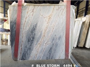 Blue Storm Marble Slabs