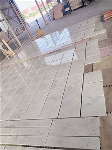 Italian White Bianco Carrara Marble Tiles