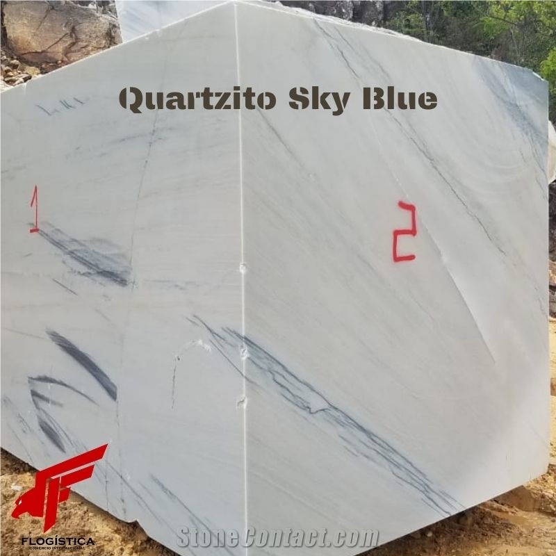 Sky Blue Quartzite Block, Brazil Blue Quartzite