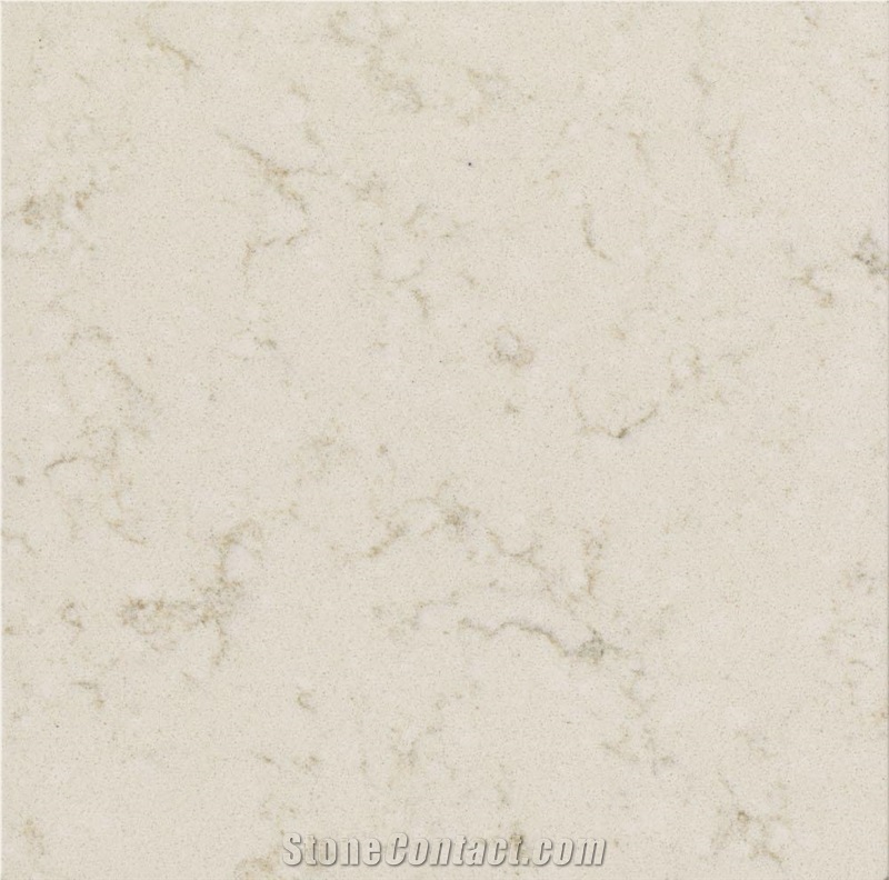 Aspen White Quartz Stone Slab