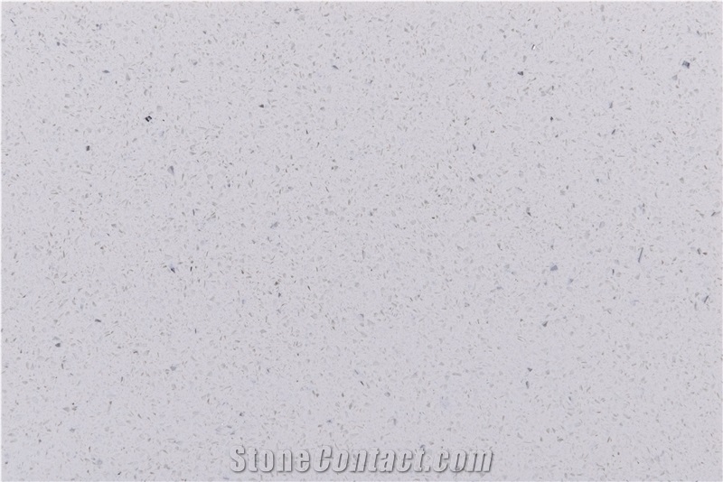 Ivory White Monochrome Quartz Stone Slabs