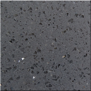 Sparkle Grey Crystal Quartz Slabs