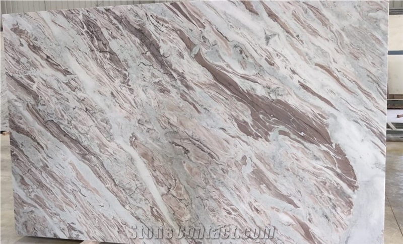 Fantasy Brown Marble Slabs(Leather Finish)