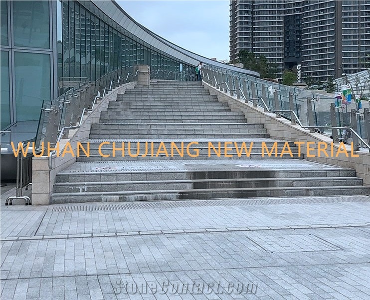 Hubei New G603 Light Grey Granite for Stair