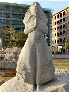 Garden Stone Human Lady Sculpture Figure Statues