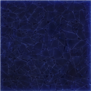 Glass2#Ocean Blue Artificial Stone Tile