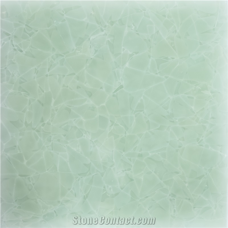 Glass2#Seafoam Artificial Stone Tile