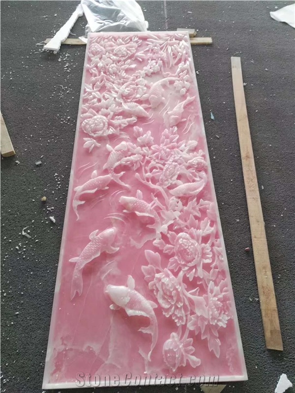 Afghan Pink Onyx Slab for House Decoration