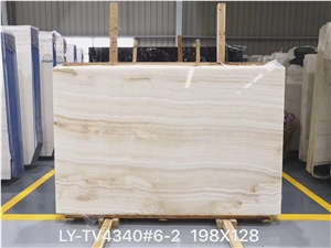 Agri White Onyx Slab for Project
