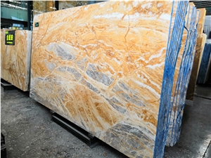Amber Gold Marble for Wall Cladding
