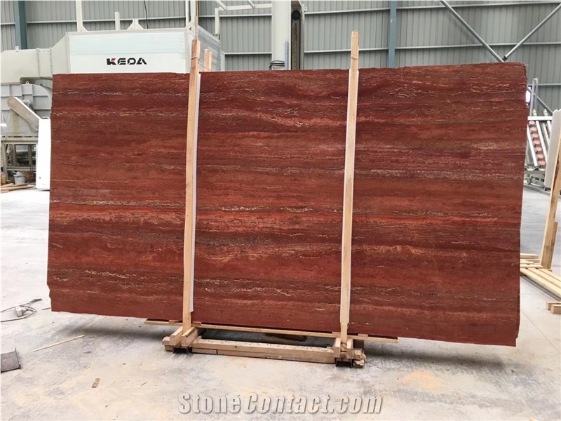 Arizona Red Travertine Marble for Wall Application