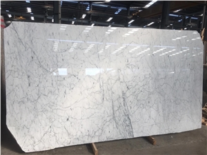 Bianco Carrara Marble Slab for Floor Covering
