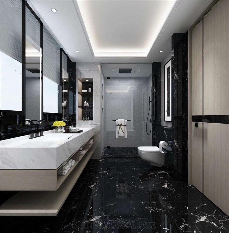 Black Ice Marble for Wall and Floor Tile