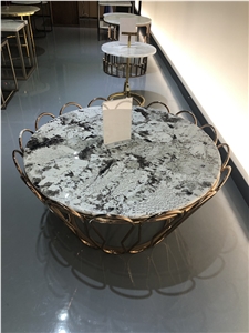 Black Wood Marble Stone Table Tops