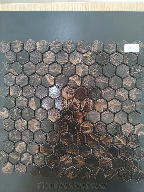 Brown Color Glass Mosaic for Floor Covering