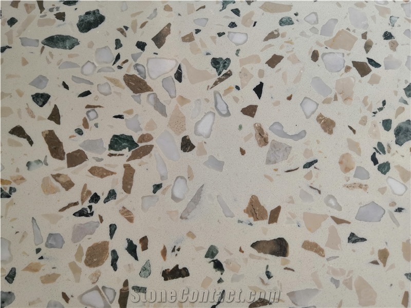 Brown Terrazzo Tile for Wall Covering