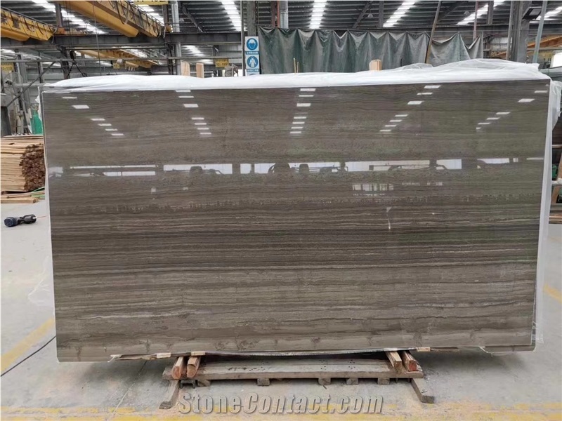 Brown Wooden Marble Slab for Project