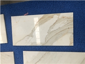 Calacatta Gold Marble Thin Tile for Wall