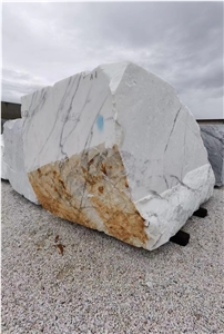 Calacatta White Marble Block