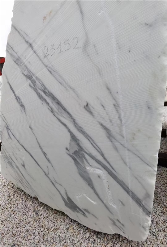 Calacatta White Marble Block