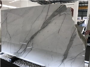 Calacatta White Marble Slab for Project