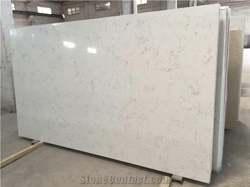 Carrara White Artificial Quartz Stone