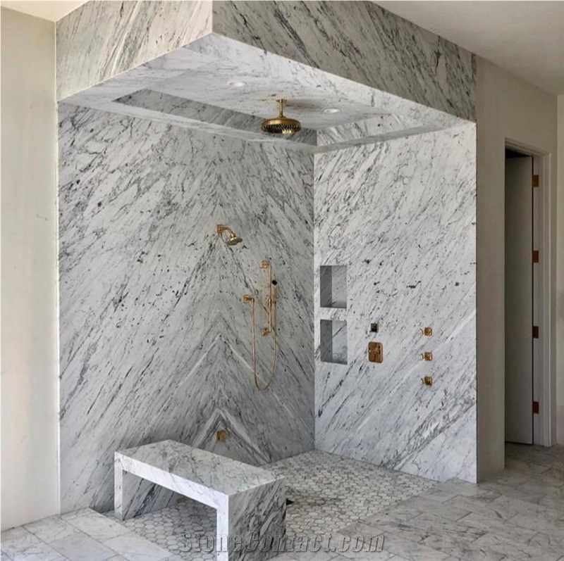 Carrara White Marble for Wall and Floor Tile
