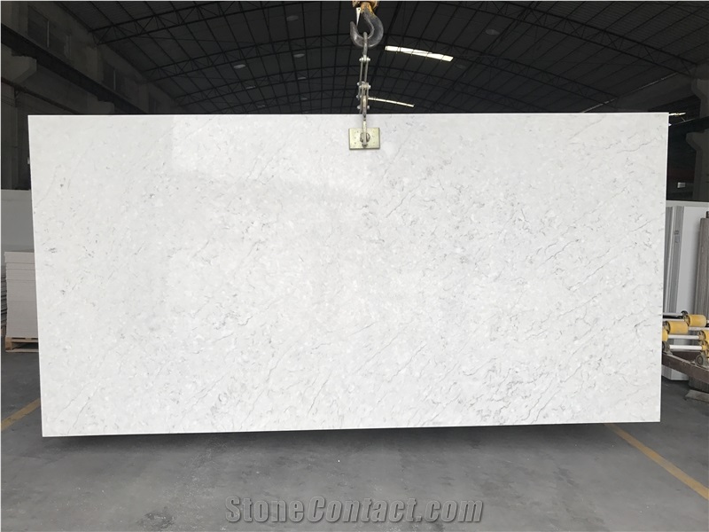 Cloudy White Artificial Quartz Stone