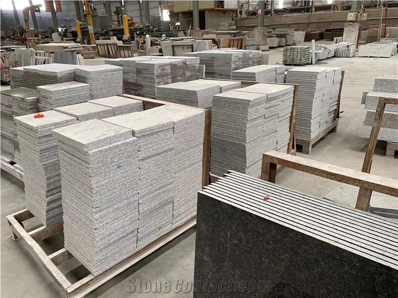 Cotton Rose Granite Slab and Tiles for Project