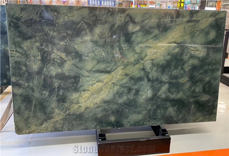 Dreaming Green Marble Slab for Project
