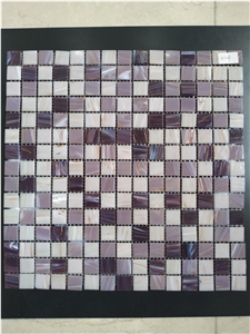 Glass Mosaic for Kitchen Floor Tile