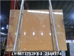 Golden Yellow Onyx Stone for Walling Tile