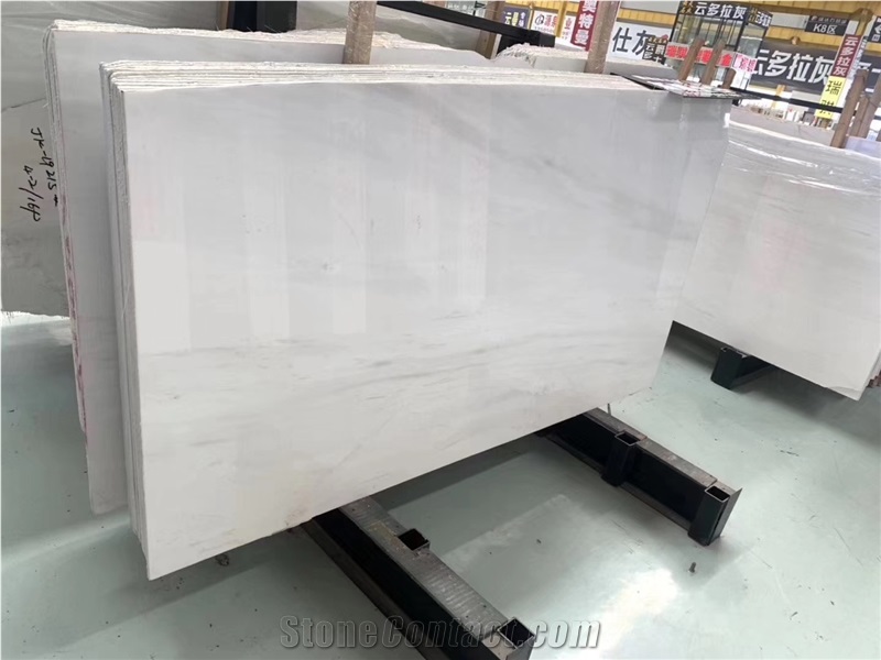 Good Price Chinese Pure White Marble Slab
