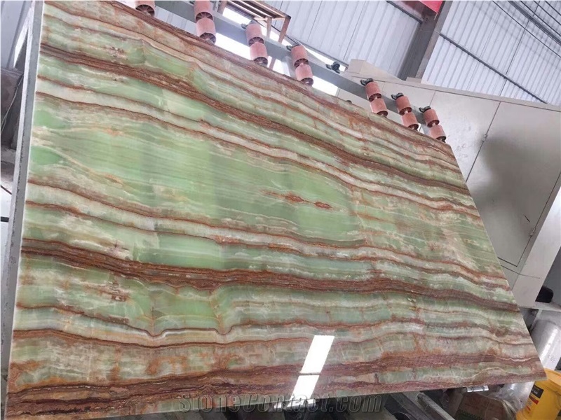 Green Wood Onyx Stone for Wall and Floor Tile