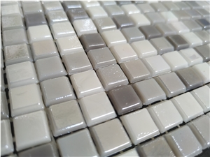 Grey Color Glass Mosaic Tiles for Pools