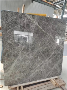 Hermes Grey Marble Slab for Hotel Project