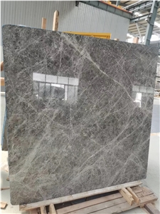 Hermes Silver Marble Slab for Floor Tile