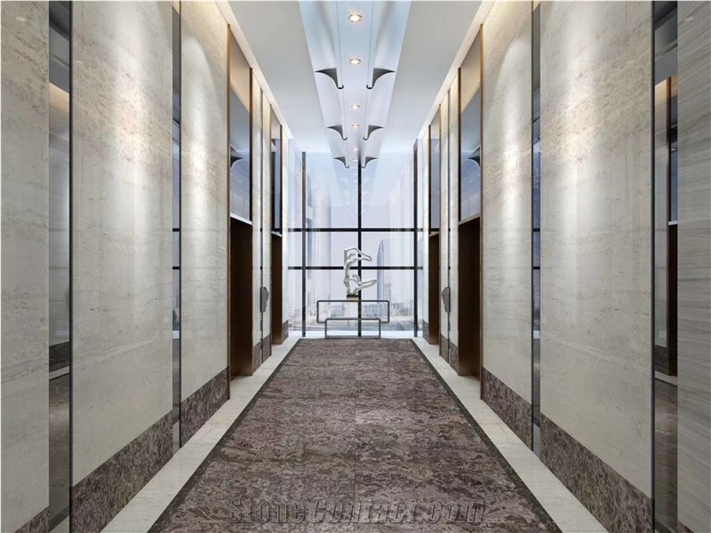 Italian Gray Marble Slab for Floor and Wall Tiles