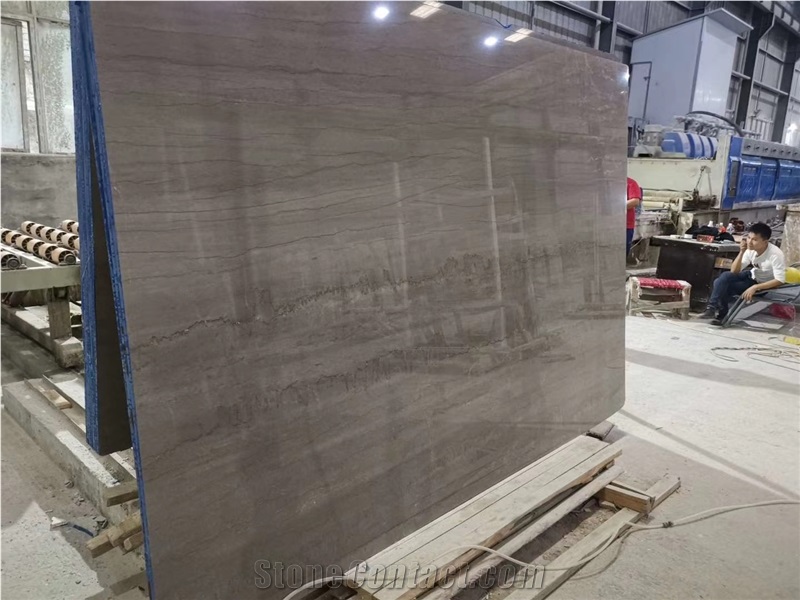 Italian Wood Grain Marble Slab for Floor Tiles