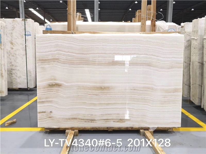 Ivory Onyx Slab for Project